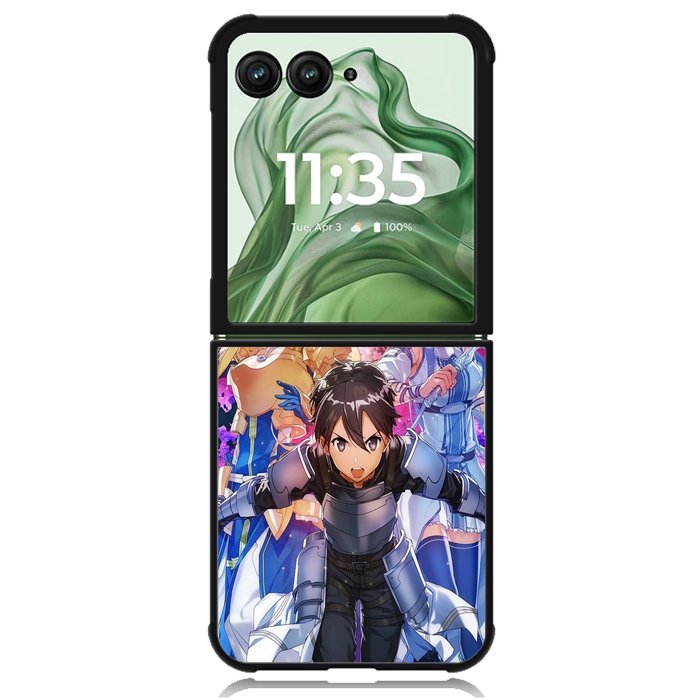 sword art online Z5147 Motorola Moto Razr+ Plus 2024/2025 Case, Motorola Razr 50 Ultra/50s Ultra Case