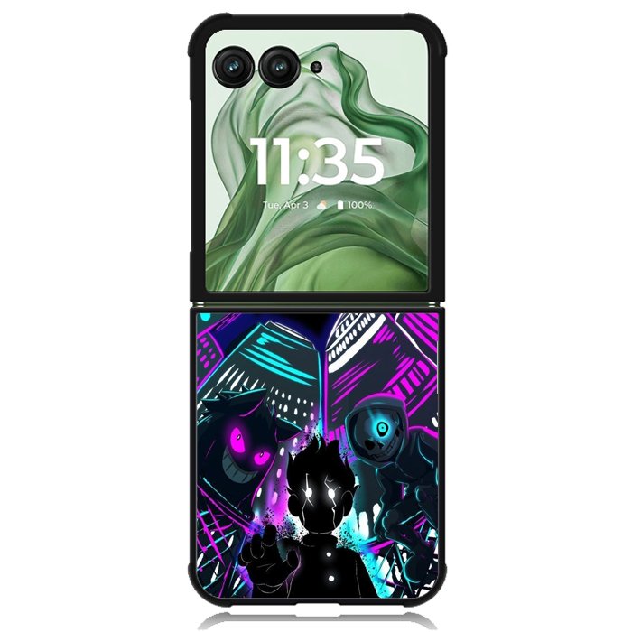 Mob psycho Z5154 Motorola Moto Razr+ Plus 2024/2025 Case, Motorola Razr 50 Ultra/50s Ultra Case