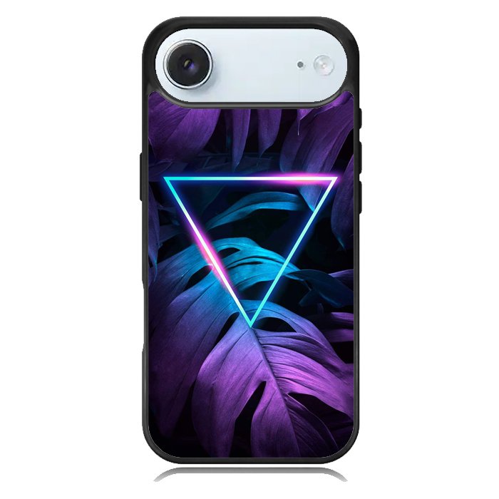 Neon Triangle Monstera Z8001 iPhone 17 Air Case