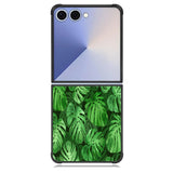 monstera leaves seamless tropical Z8005 Samsung Galaxy Z Flip 7 Case