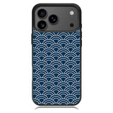 Japanese Gold Cloud Wave Indigo Pattern Z8008 iPhone 17 Pro Case