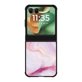 Abstract Watercolor Pink Splash Gold Glitter Z8010 Motorola Moto RAZR 2025 Case