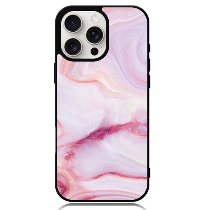 Abstract Watercolor Pink Splash Gold Glitter Z8010 iPhone 16 Pro Max Case