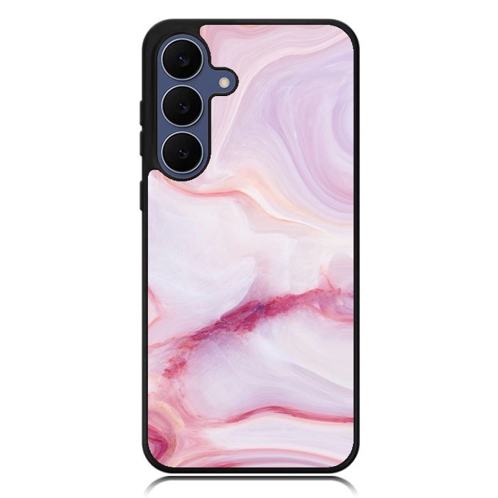 Abstract Watercolor Pink Splash Gold Glitter Z8010 Samsung Galaxy S25 FE Case