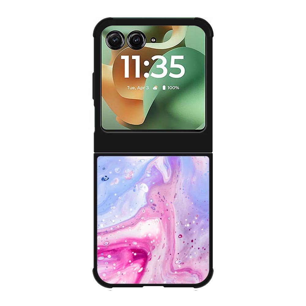 Watercolor Pink Splash Z8011 Motorola Moto RAZR 2025 Case