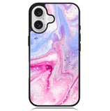 Watercolor Pink Splash Z8011 iPhone 16 Case
