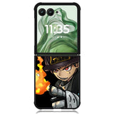 enen no shouboutai Z8026 Motorola Moto Razr+ Plus 2024/2025 Case, Motorola Razr 50 Ultra/50s Ultra Case