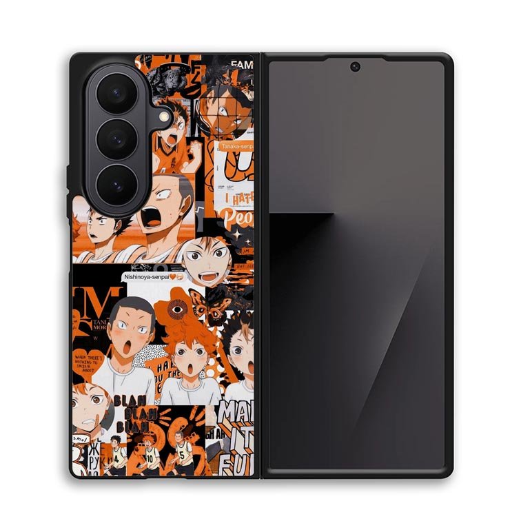 haikyuu pattern Z8032 Samsung Galaxy Z Fold 7 Case