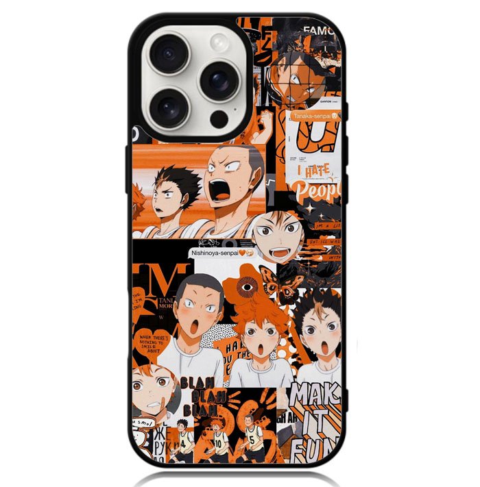 haikyuu pattern Z8032 iPhone 16 Pro Max Case