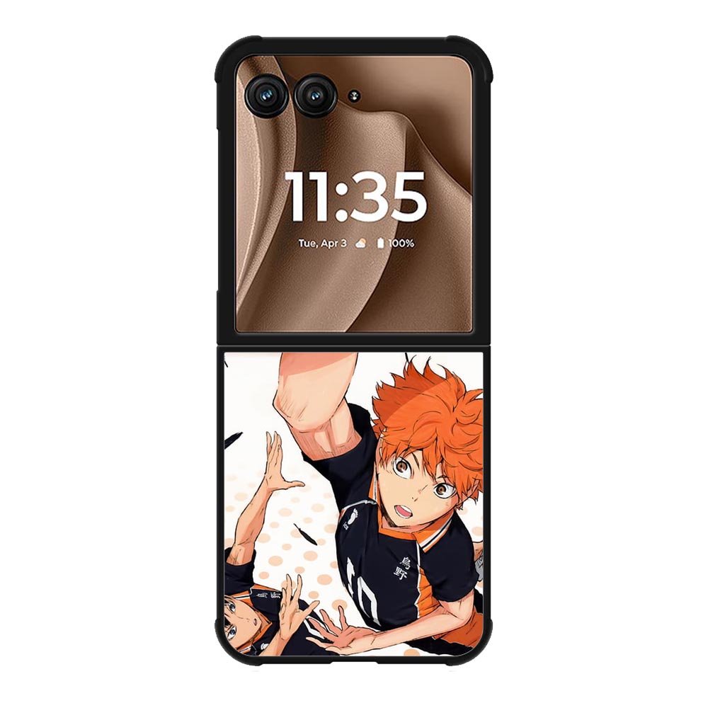 haikyuu hinata and kageyama Z8036 Motorola Moto RAZR Plus 2025 Case