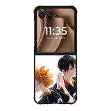 haikyuu hinata and kageyama Z8037 Motorola Moto RAZR Plus 2025 Case
