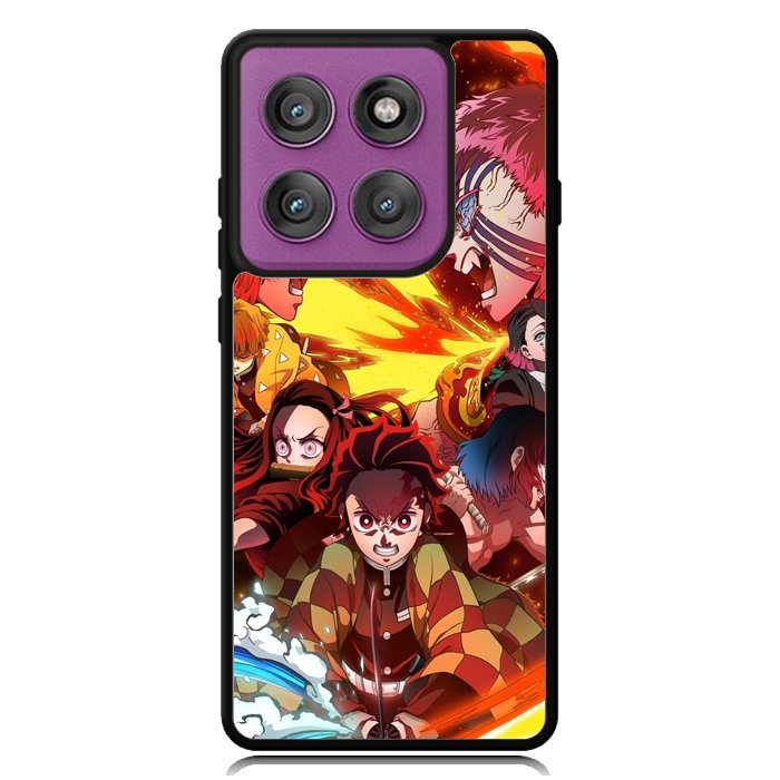 kimetsu no yaiba infinity train Z8045 Motorola Moto Edge 2025 | Moto Edge 60 Fusion | Moto Edge 60 Pro Case