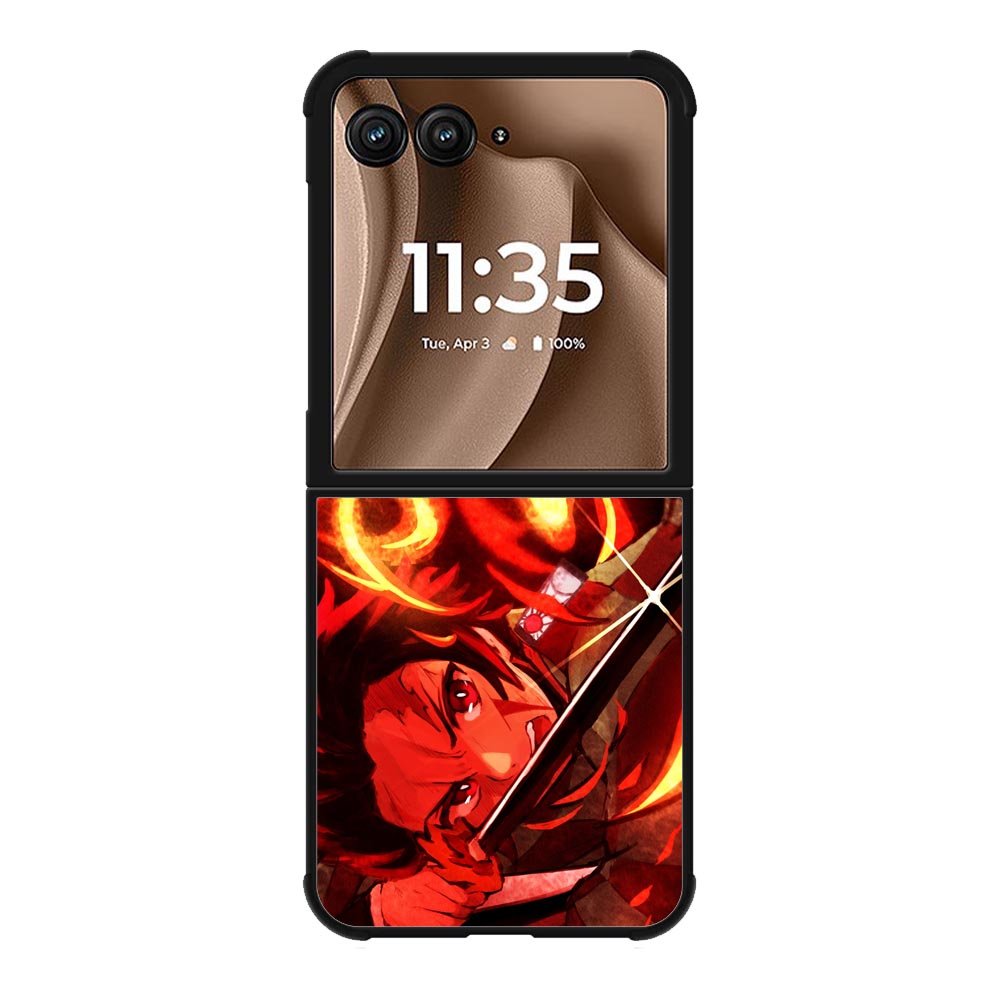 kimetsu no yaiba tanjiro Z8047 Motorola Moto RAZR Plus 2025 Case