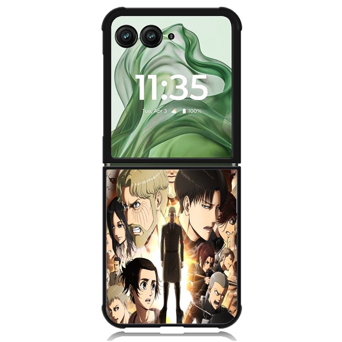 attack on titan final season Z8050 Motorola Moto Razr+ Plus 2024/2025 Case, Motorola Razr 50 Ultra/50s Ultra Case