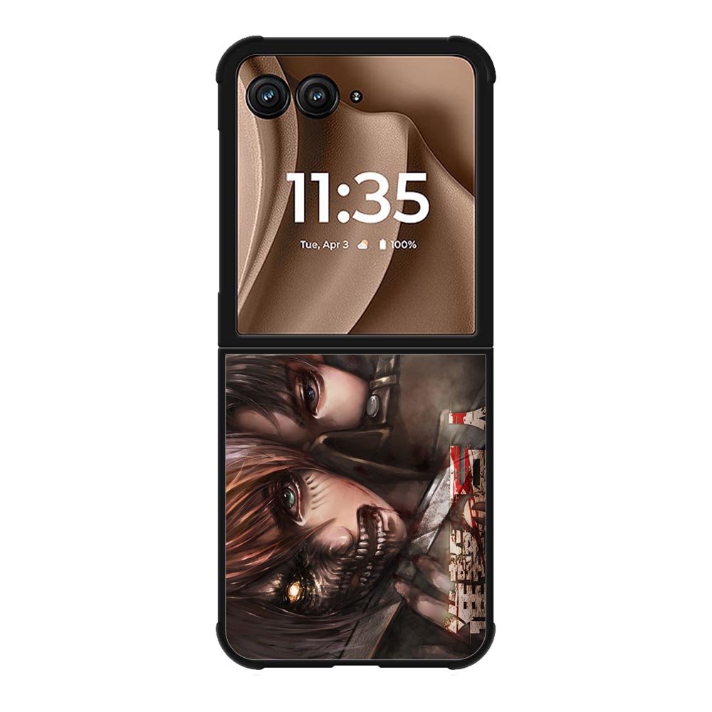 attack on titan Z8051 Motorola Moto RAZR Plus 2025 Case