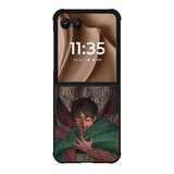 attack on titan eren Z8052 Motorola Moto RAZR Plus 2025 Case