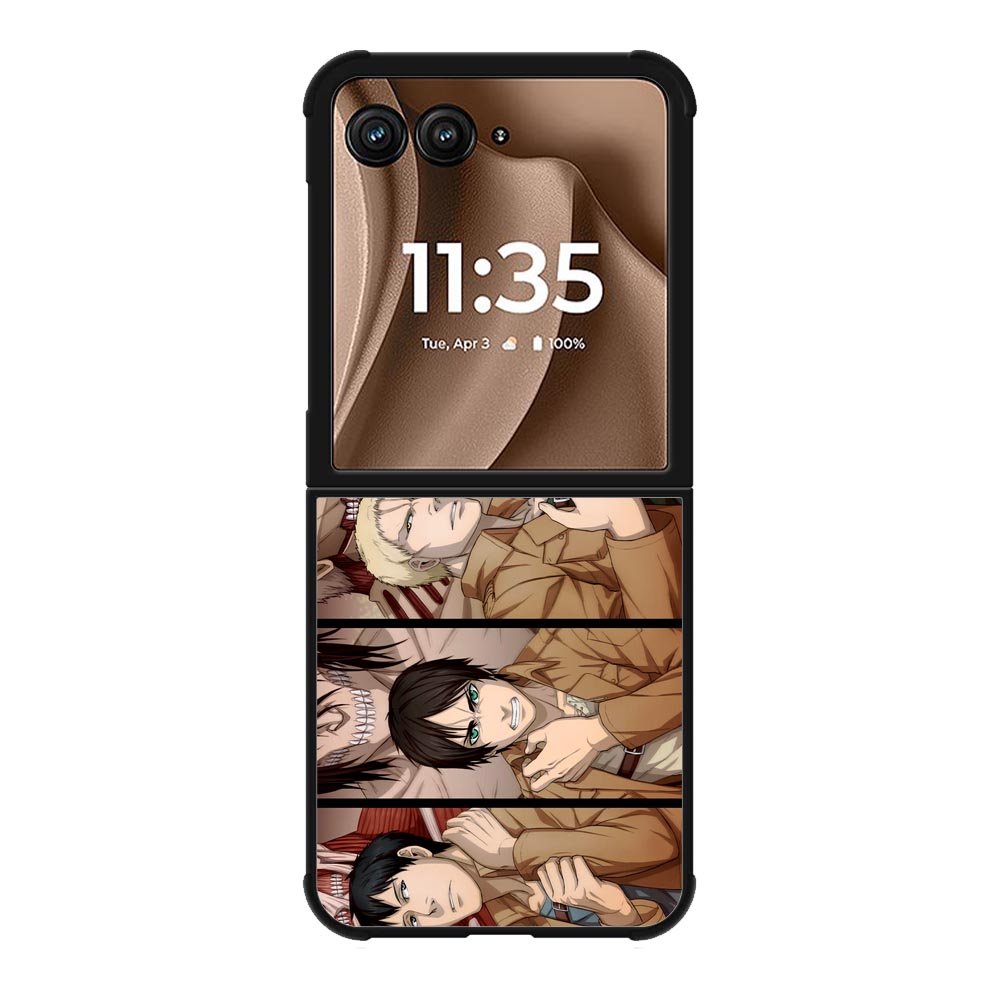 attack on titan Z8053 Motorola Moto RAZR Plus 2025 Case