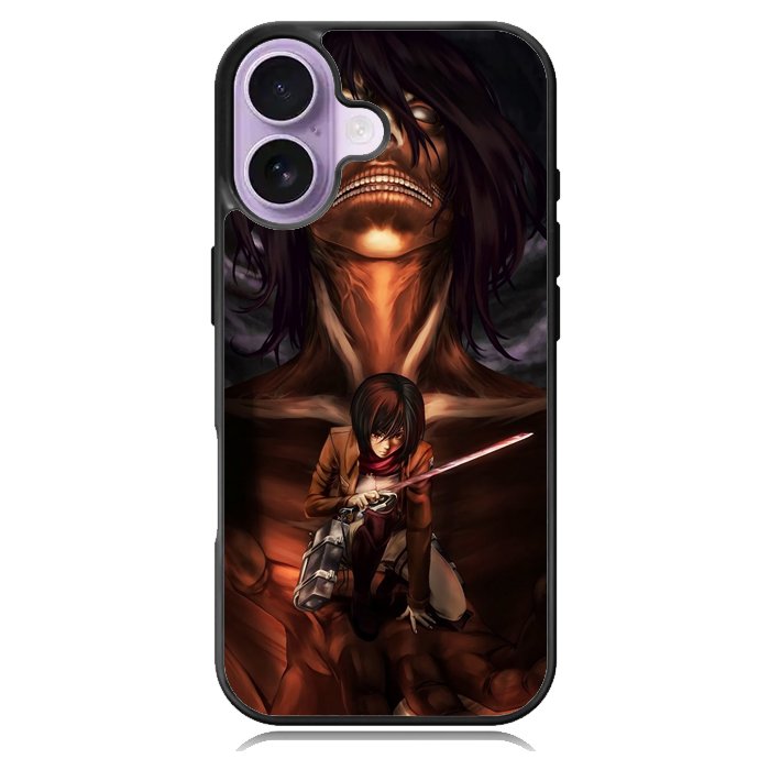 attack on titan mikasa Z8054 iPhone 17 Case