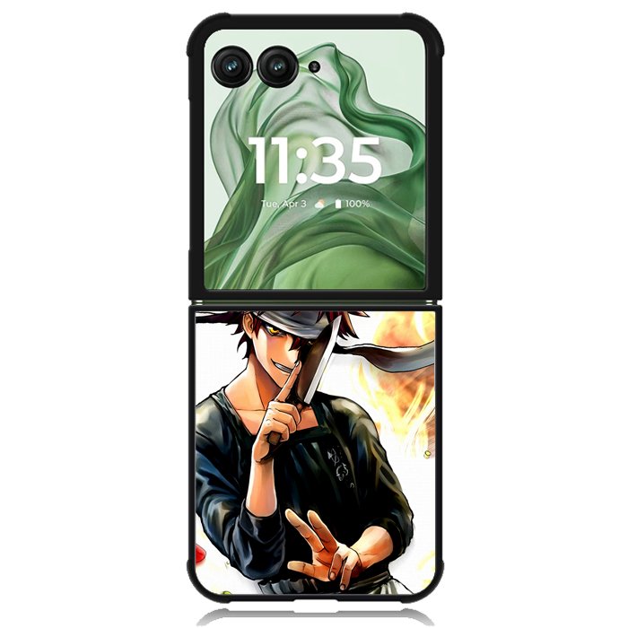 shokugeki no soma Z8057 Motorola Moto Razr+ Plus 2024/2025 Case, Motorola Razr 50 Ultra/50s Ultra Case