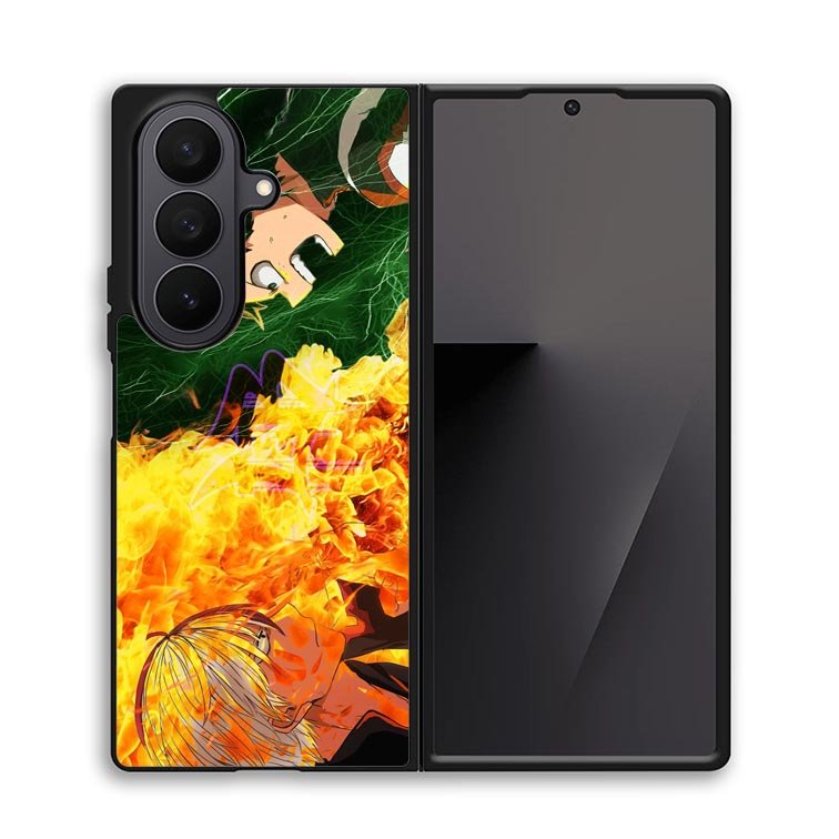 My Hero Academia Deku X Todoroki Z8067 Samsung Galaxy Z Fold 7 Case