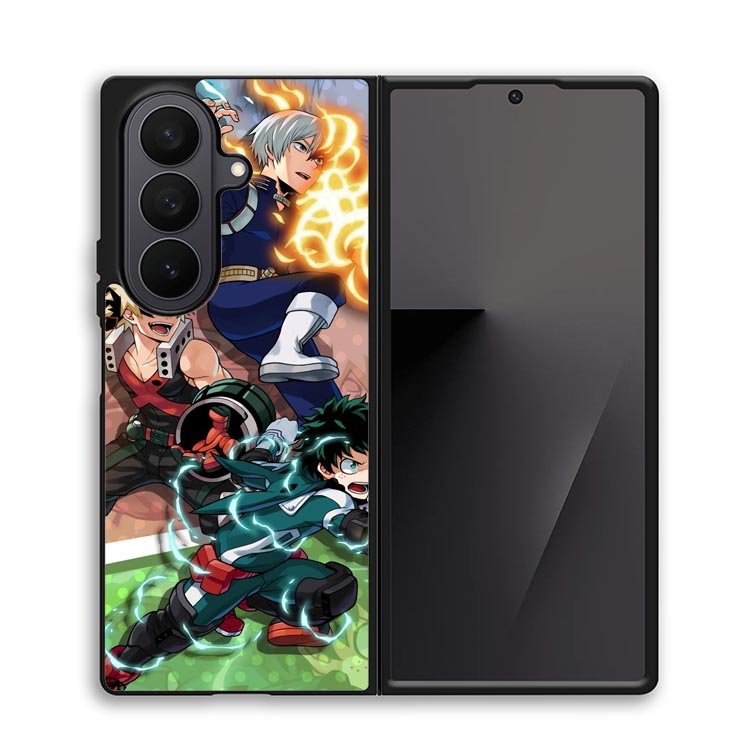 My Hero Academia Deku X Bakugou X Todoroki Z8068 Samsung Galaxy Z Fold 7 Case