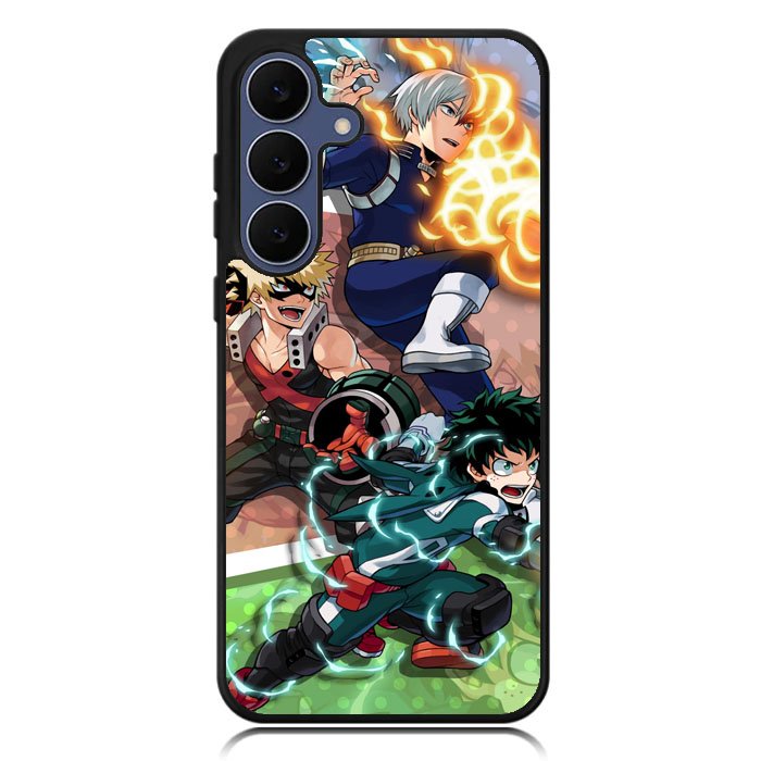 My Hero Academia Deku X Bakugou X Todoroki Z8068 Samsung Galaxy S25 FE Case
