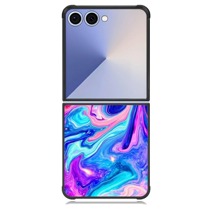 Neon Paint Mixture Z8072 Samsung Galaxy Z Flip 7 Case