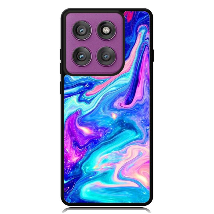 Neon Paint Mixture Z8072 Motorola Moto Edge 2025 | Moto Edge 60 Fusion | Moto Edge 60 Pro Case