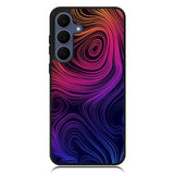 Neon Rainbow swirls Z8073 Samsung Galaxy S25 FE Case