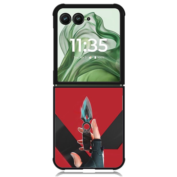 Jett Valorant Z8089 Motorola Moto Razr+ Plus 2024/2025 Case, Motorola Razr 50 Ultra/50s Ultra Case