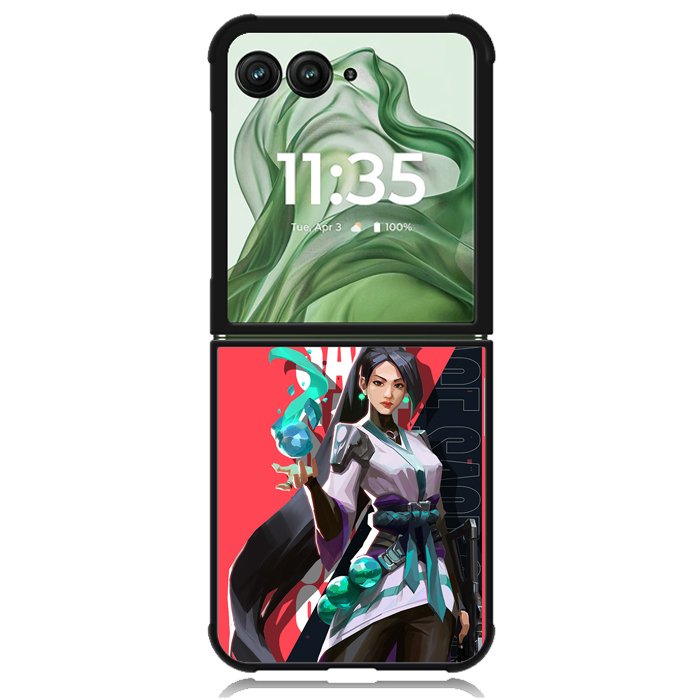 valorant sage Z8103 Motorola Moto Razr+ Plus 2024/2025 Case, Motorola Razr 50 Ultra/50s Ultra Case