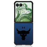 under armour rock project Logo Z8112 Motorola Moto Razr+ Plus 2024/2025 Case, Motorola Razr 50 Ultra/50s Ultra Case