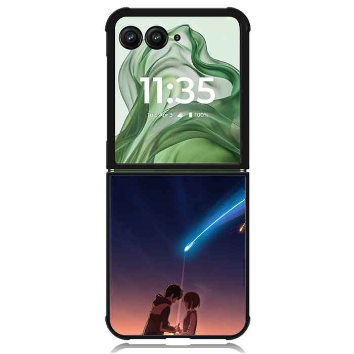 kimi no na wa Z8154 Motorola Moto Razr+ Plus 2024/2025 Case, Motorola Razr 50 Ultra/50s Ultra Case