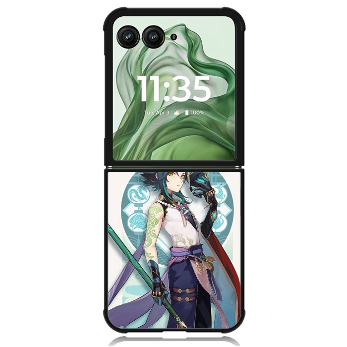 hero genshin impact Z8160 Motorola Moto Razr+ Plus 2024/2025 Case, Motorola Razr 50 Ultra/50s Ultra Case