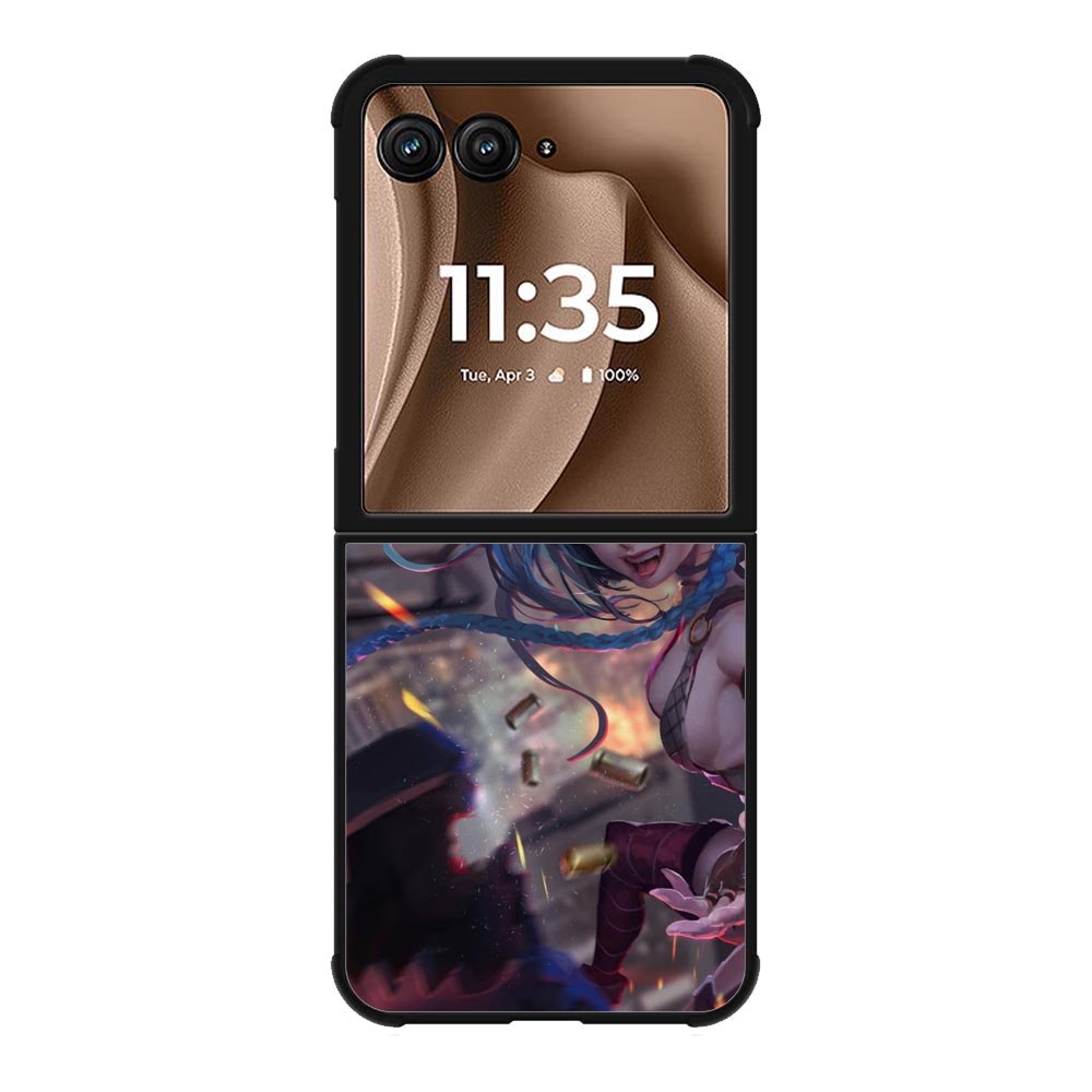 jinx league of legends Z8174 Motorola Moto RAZR Plus 2025 Case