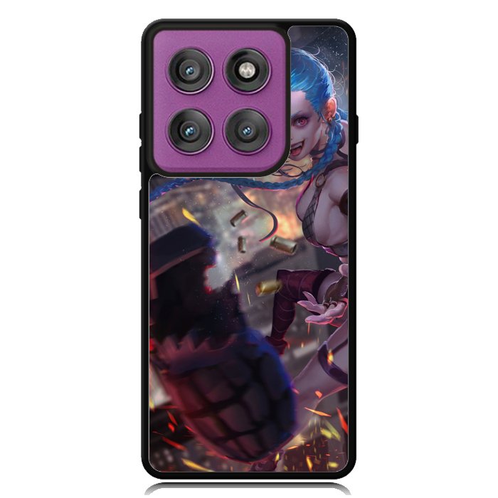 jinx league of legends Z8174 Motorola Moto Edge 2025 | Moto Edge 60 Fusion | Moto Edge 60 Pro Case