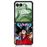 monkey d luffy wano Z8181 Motorola Moto Razr+ Plus 2024/2025 Case, Motorola Razr 50 Ultra/50s Ultra Case