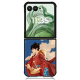 samurai monkey d luffy Z8183 Motorola Moto Razr+ Plus 2024/2025 Case, Motorola Razr 50 Ultra/50s Ultra Case