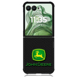 John Deere Logo Z8197 Motorola Moto Razr+ Plus 2024/2025 Case, Motorola Razr 50 Ultra/50s Ultra Case