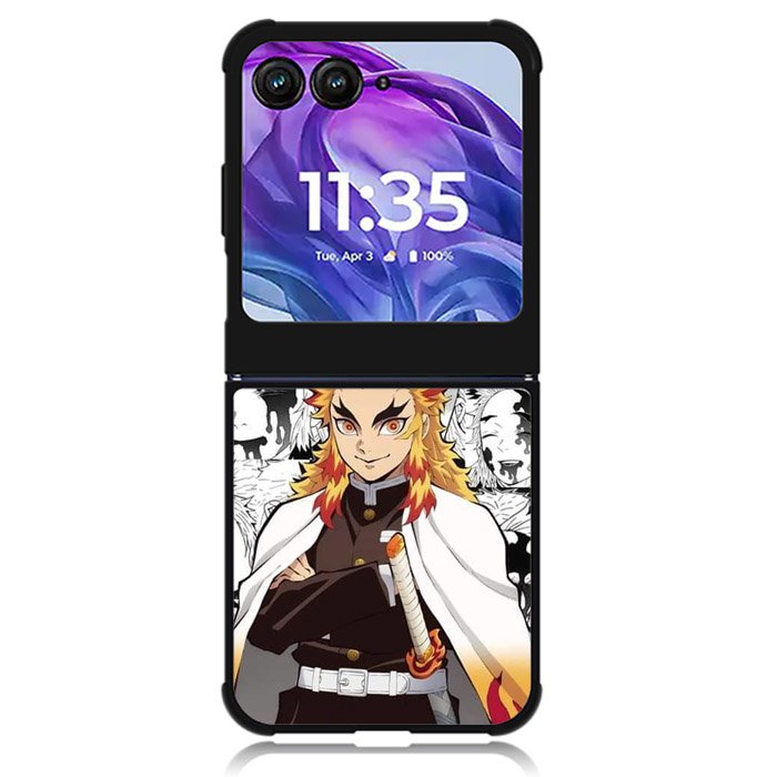 kimetsu no yaiba rengoku anime Motorola Moto Razr 2024 , Moto Razr 50 Case