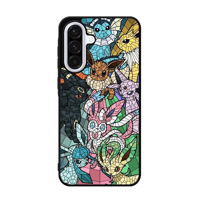Pokemon Stained Glass Samsung Galaxy A36 Case FE3226