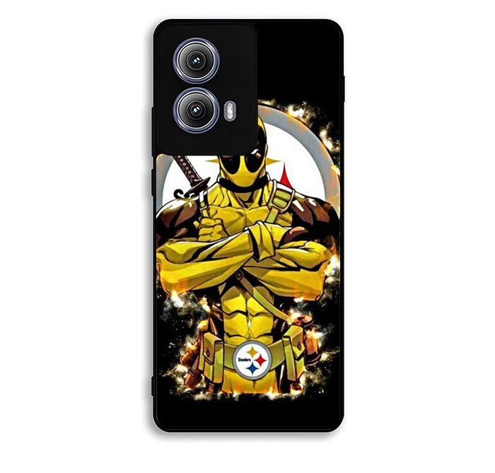 Pittsburgh Steelers Deadpool Motorola Moto Edge 2024 Case FE3997