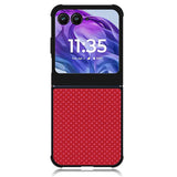 Red Pattern Motorola Moto Razr 2024 , Moto Razr 50 Case