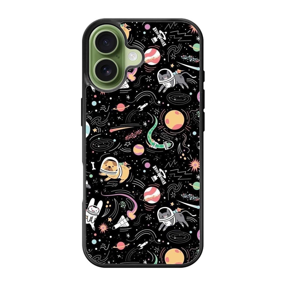 Space Animal iPhone 17 Case FE0578