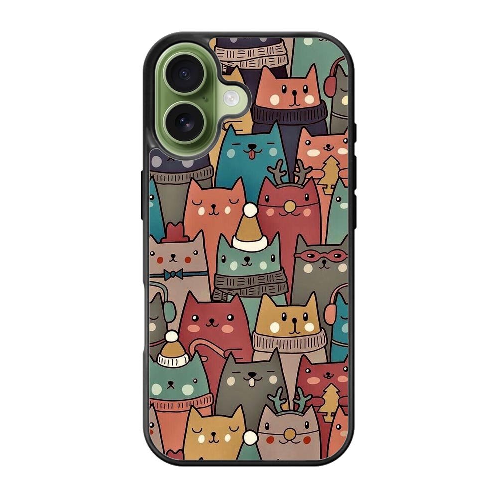Cute Cat iPhone 17 Case FE0184
