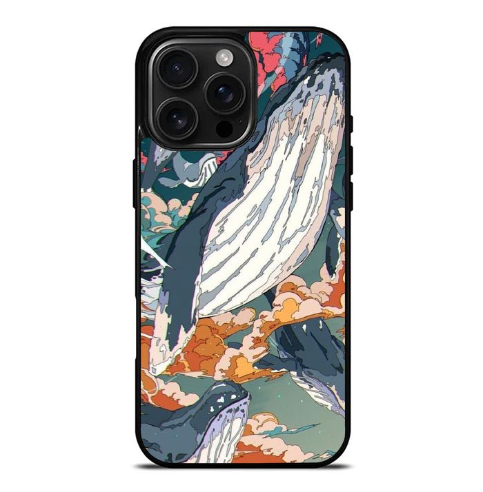 whale art iPhone 16 Pro Max Case FE0650