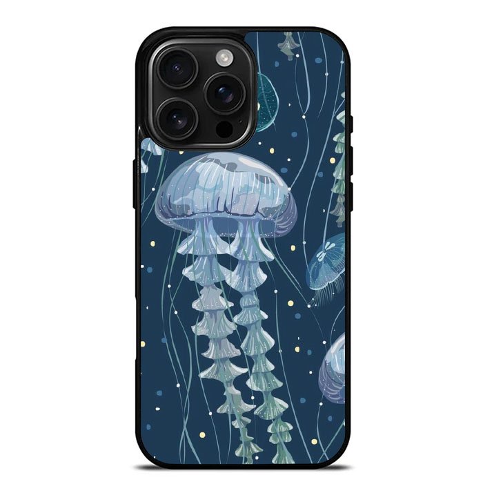 jellyfish pattern iPhone 16 Pro Max Case FE0382