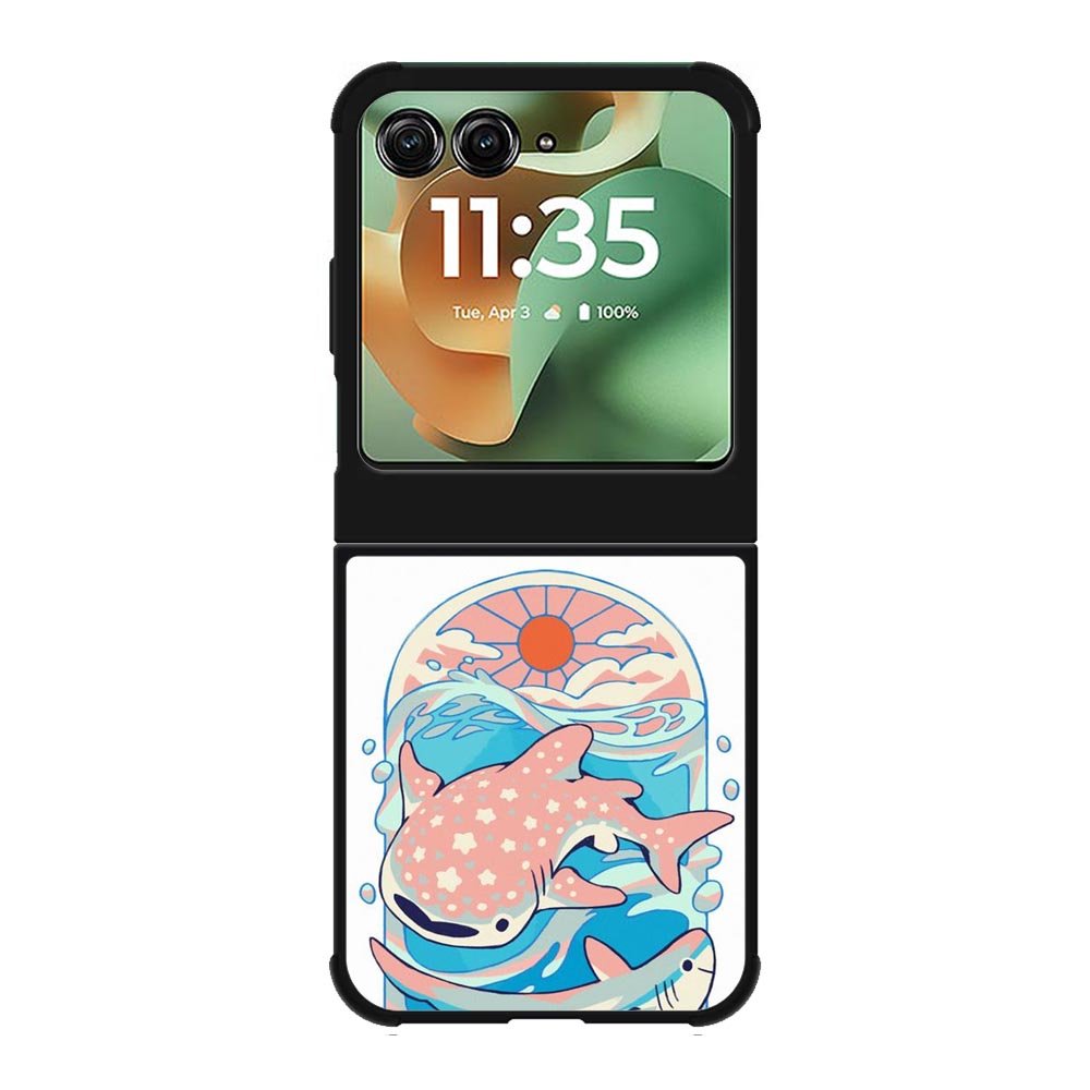 Cute Shark Motorola Moto RAZR 2025 Case FE0198