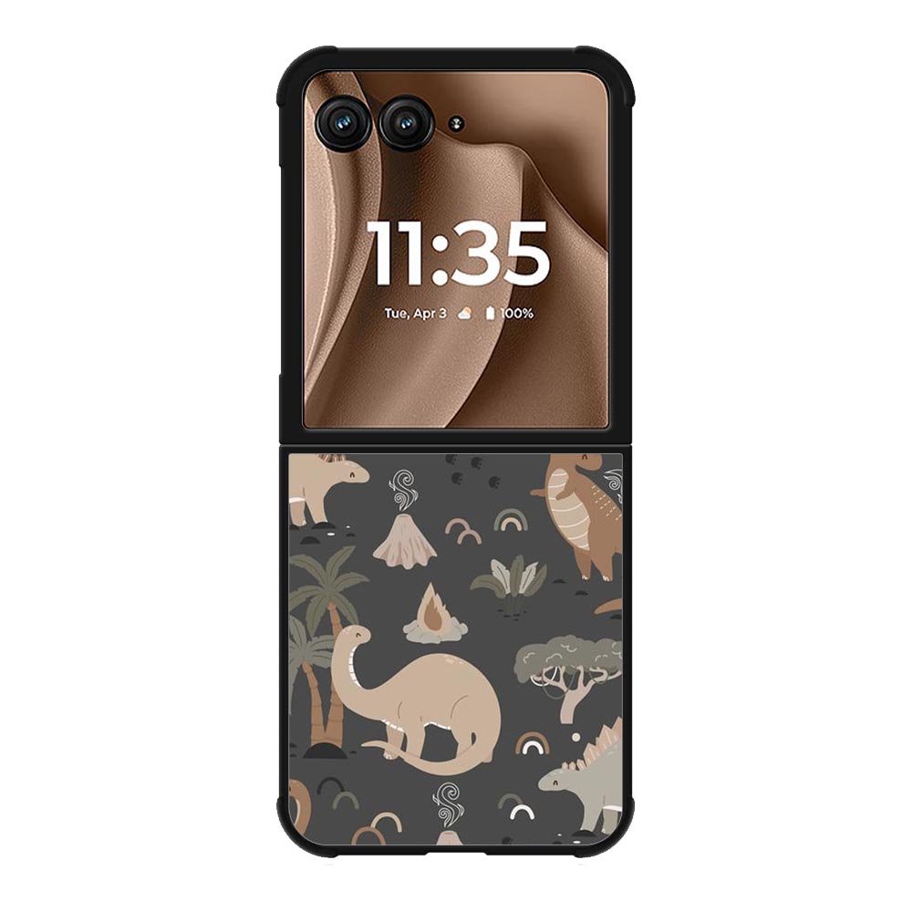 Cute Dino Motorola Moto RAZR Plus 2025 Case FE0189