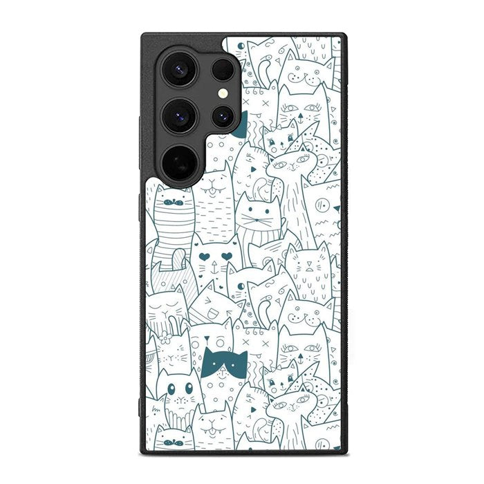 Cat Pattern FE0482 Samsung Galaxy S25 Ultra Case